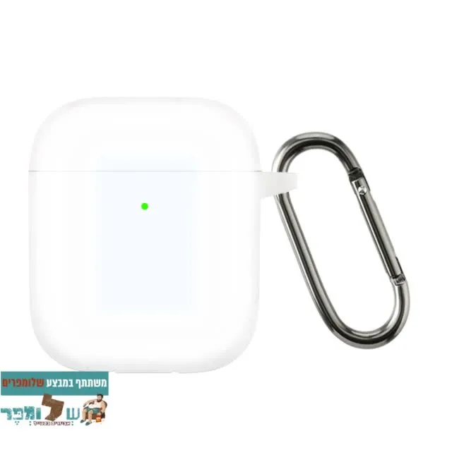 מגן סיליקון לאוזניות Airpods 1/2 בצבע Ransparent