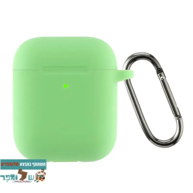 מגן סיליקון לאוזניות Airpods 1/2 בצבע Spearmint