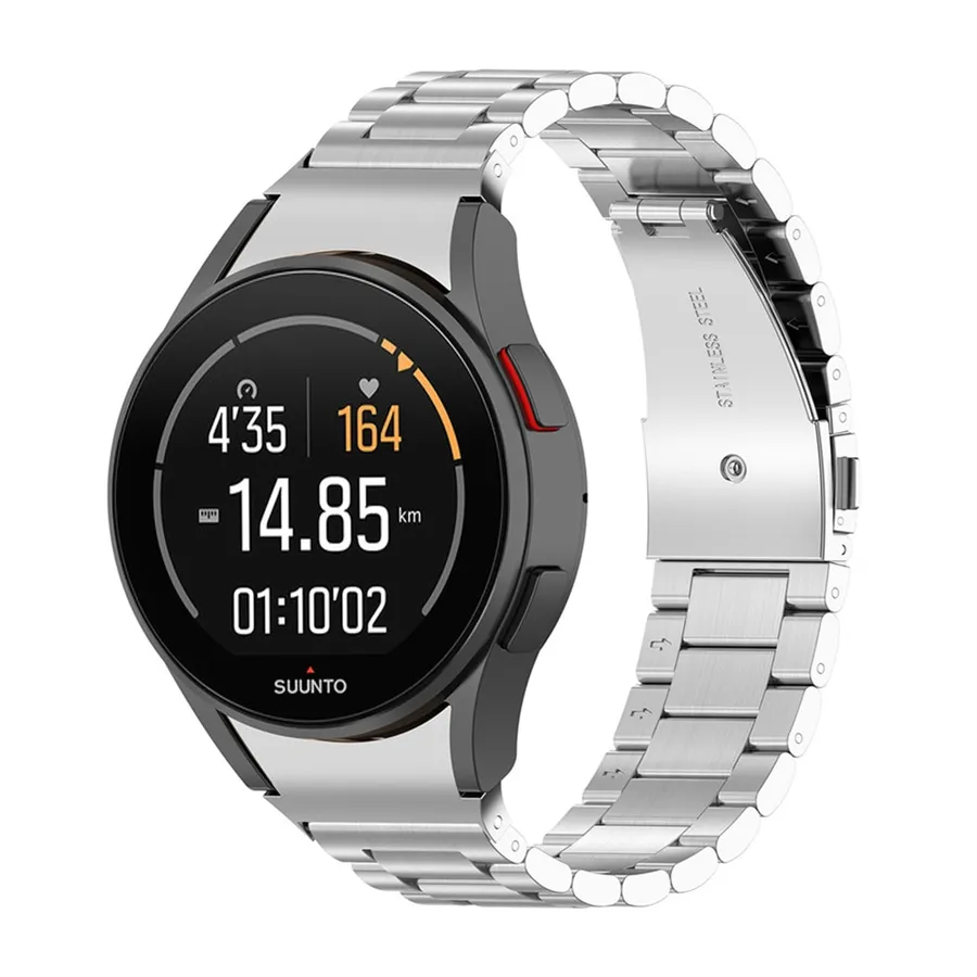 רצועת ברזל חוליות בצבע כסף - Watch4