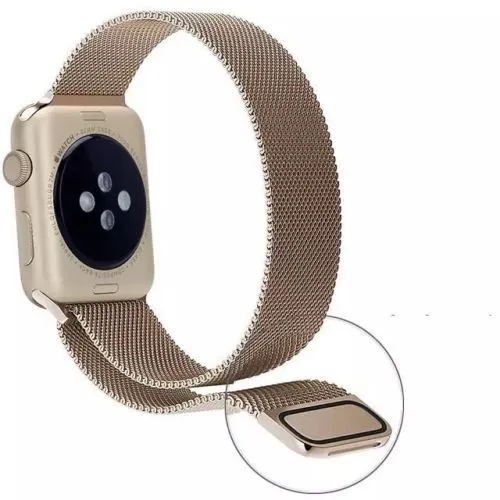 רצועת ברזל מגנט בצבע Rose Gold Milanese