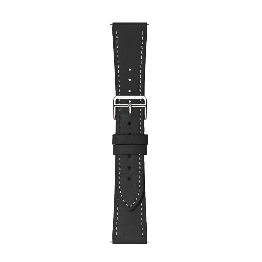 רצועת עור בצבע שחור - Watch4