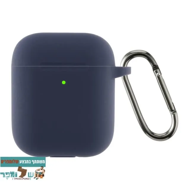 מגן סיליקון לאוזניות Airpods 1/2 בצבע Dark blue