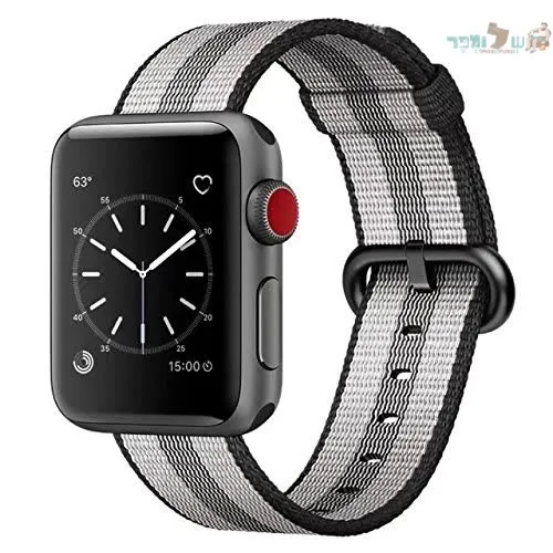 רצועת ניילון עם אבזם 27# Black Stripe