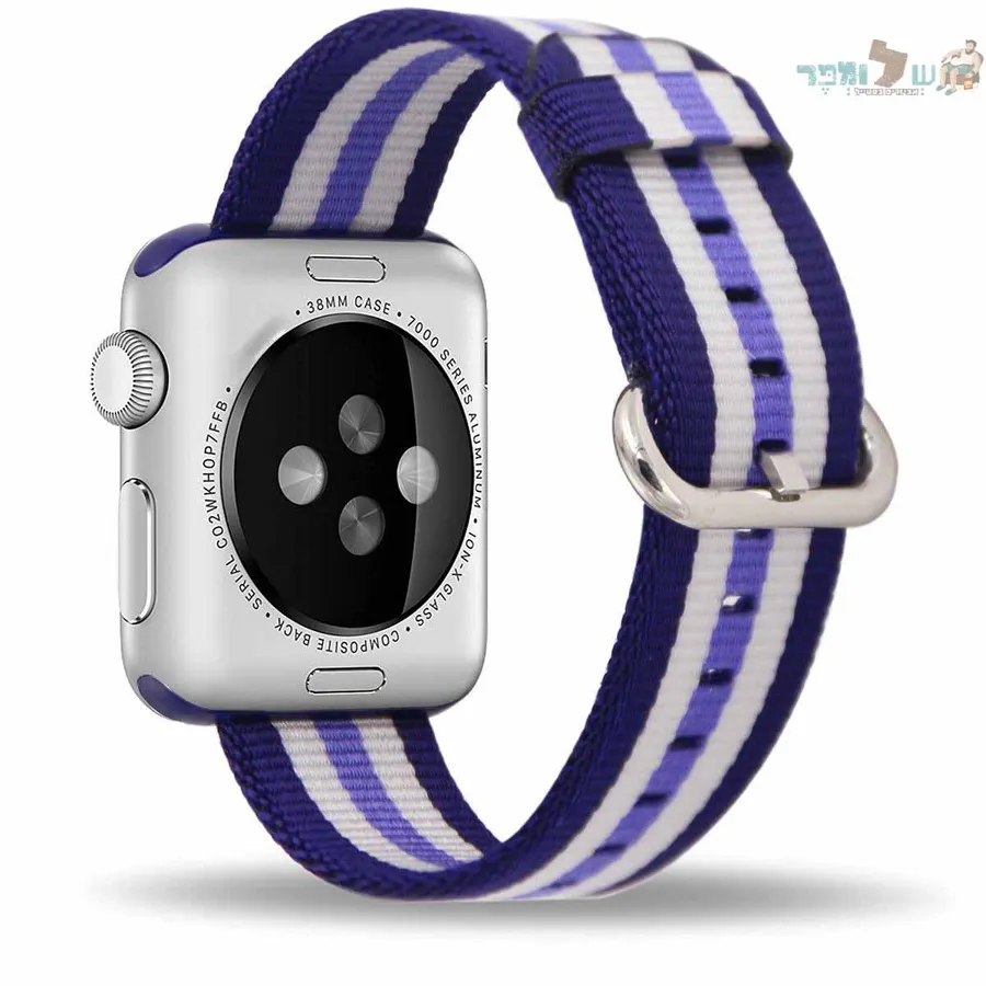 רצועת ניילון עם אבזם 13# purple stripes